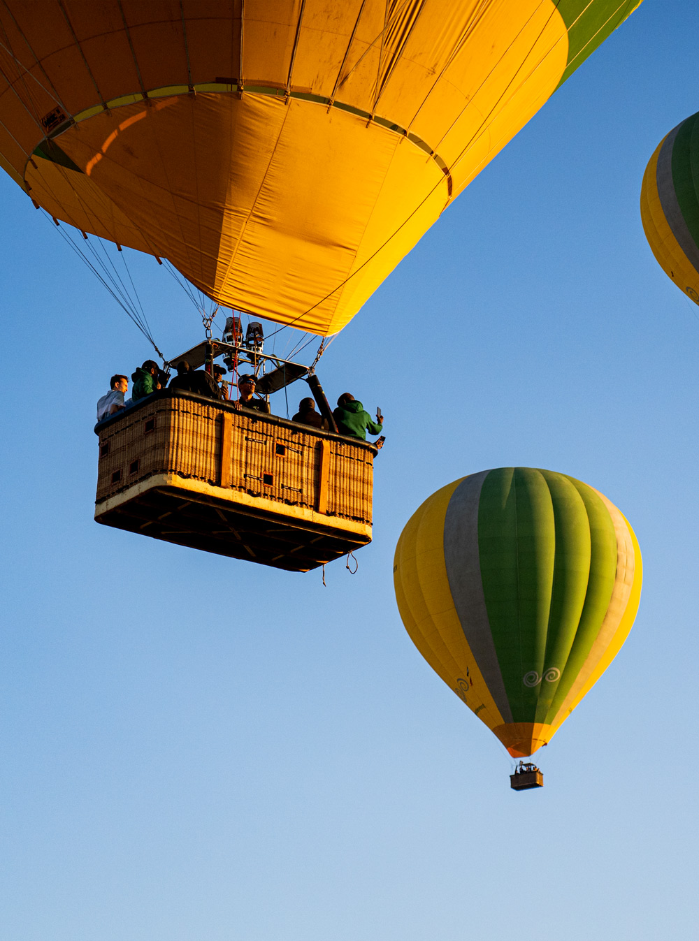 Hot air balloon in Barcelona