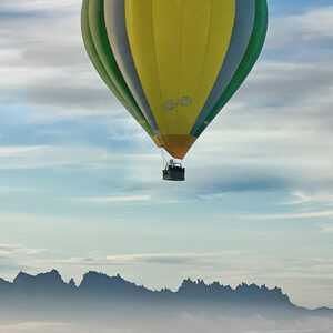 Hot Air Ballon in Montserrat