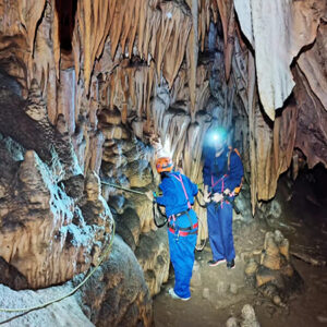 Caving in Sima del Llest in Barcelona